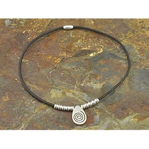 vegan necklace, spiral necklace in cork, women vegan jewelry, ethnic necklace, vegan gift ideas, cork jewelry, gifts for mom