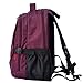 Baby Diaper Nappy Changing Bag Multifunctional Mummy Large Capacity Backpack Nursery Changing Bag Handbag Tote Travel Shoulder Backpack (Purple)