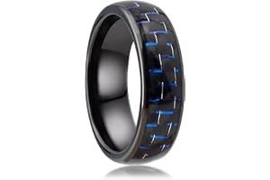 NEXUVELL Kolfiberinlägg RFID-ring keramisk epoxi ID T5577/IC CUID(GEN2) chip omskrivbar klon 125 kHz/13,56 mHz åtkomstkontrol