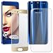 Produktbild mtb more energy® Gewölbtes 3D Schutzglas + TPU-Hülle für Honor 9 (STF-L09, 5.15'') - goldener Rahmen - 9H - 2.5D - Curved Full Display Glasfolie + Case