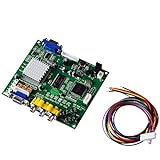 Mcbazel Arcade Game RGB/CGA/EGA zu VGA HD Game Video-Ausgabe-Konverterkarte für Arcade Game Monitor zu /CRT/LCD/PDP Projektor