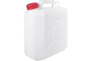 Milestone Camping 65930 10L Portable Water Carrier | HDPE Plastic | Carry Handle & Easy Pour Spout | Leak Proof Water Container for Camping & Hiking | 35cm x 28cm x 15cm