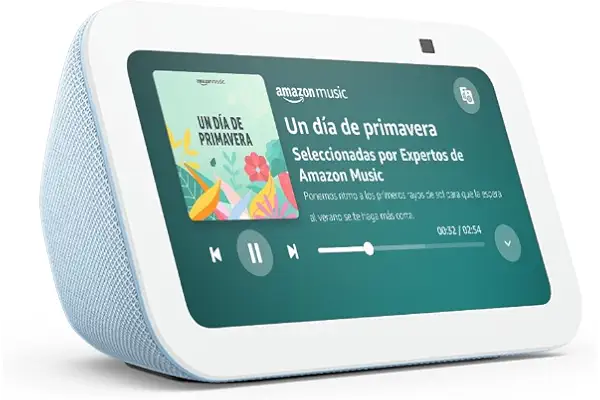 Echo Show 5 (Última generación) | Pantalla táctil inteligente diseñada para controlar tus dispositivos de Hogar digital y más | Gris azulado, con Acceso Anticipado a Alexa+