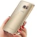 Produktbild Mture Hülle Galasy S7 Edge Crystal Clear Flexibel Gel TPU Silikon Schutzhülle Samsung Galaxy S7 Transparent Bumper Case Handyhülle Durchsichtig Stoßfest Ultra Slim Tasche für Samsung Galasy S7 Edge Hülle Case - Gold