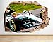 Produktbild Wandtattoo F1 Racing Boys Lewis Hamilton zertr¨¹mmert Wandtattoo 3D-Kunst Aufkleber Vinyl RoomLarge