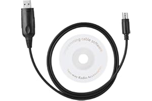TOSUNY Cavo di programmazione USB, cavo di programmazione Walkie Talkie per Radio FT-7800R / FT-7900R / FT-8800R / FT-8900R / FT-7800 / FT-7900 / FT-8800 / FT-8900 / FT-3000M / FT-7100M /