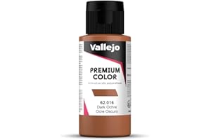 AV : Premium Airbrush Paint : 60ml : Dark Ochre by Acrylicos Vallejo