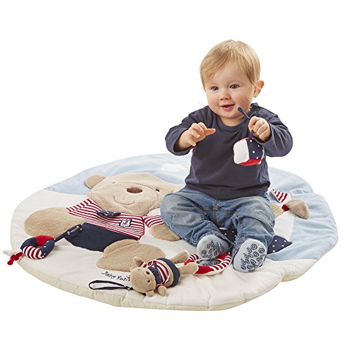 Tapis D'éveil 3D Bébé Paresseux - Avec 7 Jouets Amovibles, Arches De Jeu, Pour 0+ Mois, Lavable Machine