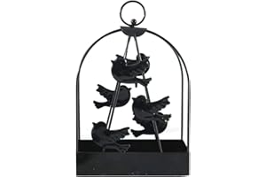 ILamourCar Porta Bobina per Zanzare, Mosquito Coil Iron, Supporto per Spirali Antizanzare in Ferro Retrò, per Campeggio Ufficio Camera da Letto (Nero)