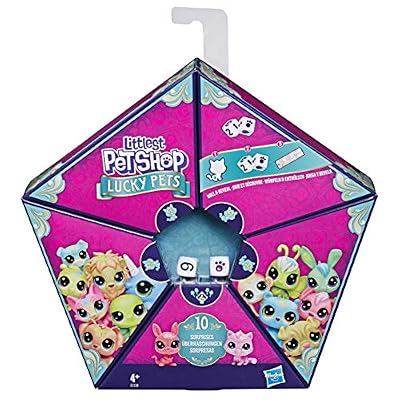 Littlest Pet Shop - Coffret mystère Lucky Pets - 4 figurines et 4 charms