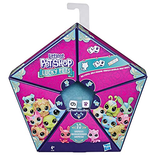 Littlest Pet Shop - Coffret mystère Lucky Pets - 4 figurines et 4 charms
