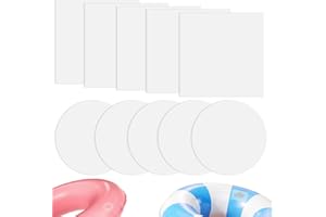 CANIPHA 10PCS Air Mattress aufblasbares Flicken-Reparaturset, Luftmatratzen-Flicken-Set, robustes Luftmatratzen-Flicken, wasserdichtes, selbstklebendes Luftmatratzen-Reparaturset, flickzeug luftmatratze