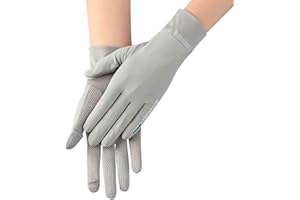 HAOZAIKEJI UV Schutz Handschuhe Sommer Fahren Handschuhe Bequem Unisex Fahrradhandschuhe Sonnenschutz Handgelenk Handschuhe Anti UV Kühlung Atmungsaktiv Elastisch Sommerhandschuhe für Outdoor Autofahren