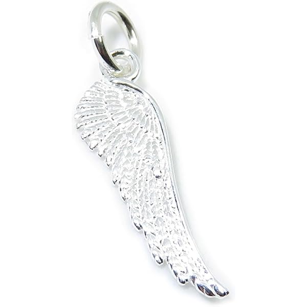 Artisan Angel Wing Pendant in Sterling Silver, Catd-210 (ONE