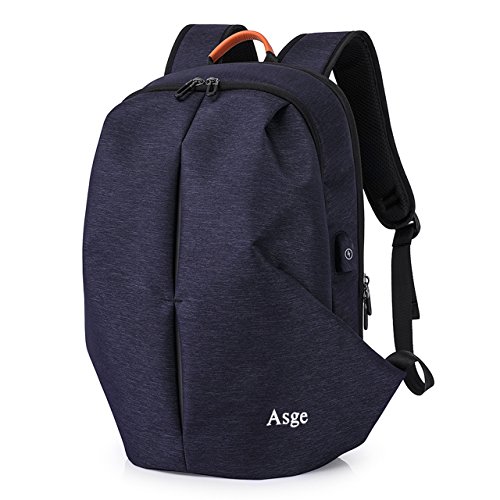 Preisvergleich Produktbild Asge Einfarbig Rucksack Herren Schulrucksack Jungen Daypack wasserfest Schultasche Hochschule Backpack Business Laptoprucksack 15 6 Zoll