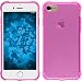 Produktbild PhoneNatic Case für Apple iPhone 7 Hülle Silikon rosa Shock-Proof Cover iPhone 7 Tasche + 2 Schutzfolien