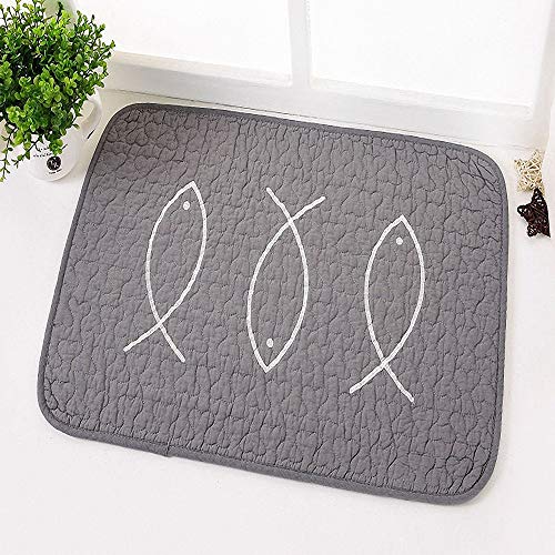 Preisvergleich Produktbild FeiXing158 rutschfeste saugfähige Bodenmatte der Küche Koreanische Hauptschlafzimmerwohnzimmerteppich-Au...