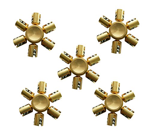 COMINGFIT EDC Focus Toy Great for ADD, ADHD, Anxiety Hand Spinner Solid Brass Fidget Spinner(5 peices) COMINGFIT EDC Focus Toy Great for ADD, ADHD, Anxiety Hand Spinner Solid Brass Fidget Spinner(5 peices)