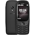 Nokia 6310 Dual SIM Keypad Phone with a 2.8” Screen, Wireless FM Radio and Rear Camera with Flash | 1 Year Replacement Guarantee | Black