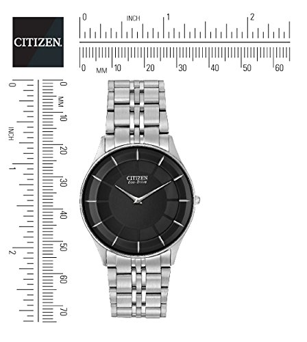 Citizen Men's Eco-Drive Stiletto Stainless Steel Watch #AR3010-57E