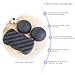PIXNOR Konjac Sponge All Natural Facial Body Sponges with Activated Bamboo Charcoal