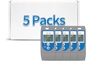 THERM LA MODE Registrador de Datos de Temperatura PDF ThermElc TE-02, Indicadoras LED, PDF Incluye MKT, Alerta, Gráfico de Temperatura, Registrador de Temperatura para Enviar Productos Sensibles a la Temperatura