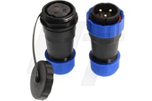 HANGTON CONNECT HangTon HE29 3-poliger Stecker 380 V 45 A elektrische Maschine wasserdicht IP68 Luftfahrt männlich weiblich Kabelstecker
