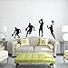 Produktbild Vinyl Basketball Wand Aufkleber Basketball Sport Art Wand Aufkleber Basketball Dribble Wall Decor Wand Wandbild Kinder Zimmer Dekoration, Vinyl, Custom, 40"x80"