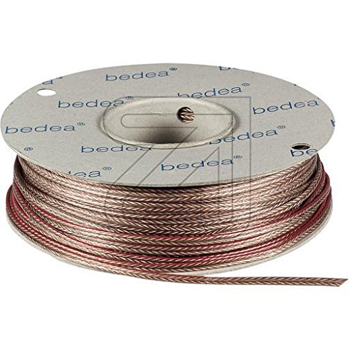 Preisvergleich Produktbild 100 Meter Flachleitung 2x2,5² transparent