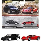 1:64 Hot Wheels Premium Car Culture 2'li Paket ALFA ROMEO 155 V6 TI - 69 ALFA ROMEO 33 STRADALE
