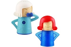 TANCUDER 2 PCS Nettoyeur à Vapeur pour Four à Micro-ondes, Micro-ondes Cleaner Angry Mama Nettoyeur Vapeur de Four Désodorisée et Nettoyer pour Réfrigérateurs, Micro-ondes, Gadget de Cuisine