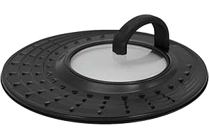 ‎KRÜGER KARL KRÜGER Splatter Guard with Black Glass / Metal / Glass & in Original Packaging