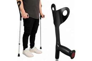 APP LIFE Stampelle Ortopediche (2 unità) Dispositivo Medico di Classe I Regolabili Leggere in Alluminio Anodizzato Coppia Stampella Ortopedica