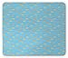 Produktbild Birds Mouse Pad, Swimming Baby Ducklings with Swirled Lines Dots Animal Cartoon Pattern, Standard Size Rectangle Non-Slip Rubber Mousepad, Orange Mustard and Blue