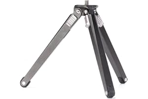 Leofoto - Mini trípode de Bolsillo - Trípode de Carbono para cámaras - Ideal para un fotógrafo de Viajes - Capacidad de Carga de 5 kg - Pies Extensibles - Altura mínima de 2,8 cm a una Altura máxima
