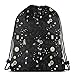 Produktbild vintage cap Dark Science_44299 3D Print Drawstring Backpack Rucksack Shoulder Bags Gym Bag for Adult 16.9"x14"