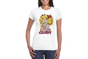UZ Design T Shirt Candy Candy Donna Bambino Maglietta Cartoni Animati Anni 80