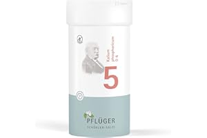 PFLÜGER Schüßler Salze Nr. 5 Kalium phosphoricum D6 - 400 Tabletten - Das Salz der Nerven und Psyche - glutenfrei