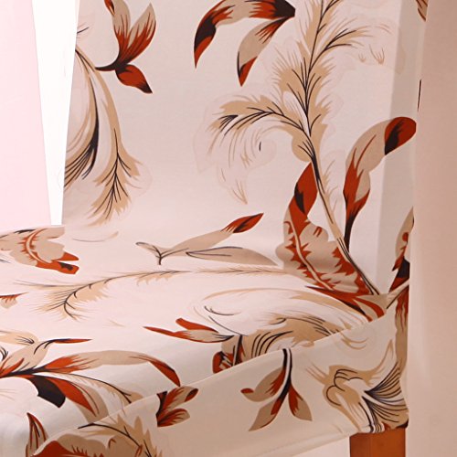 Stretch Stuhl Husse Esszimmerstuhl Abdeckung Haus Dekor Blumen Muster – 07 - 5