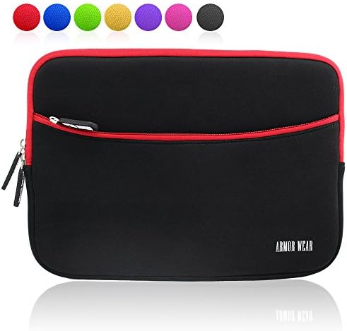 Armor Wear 10.1 Inch Tablet Sleeve Case Cover Bag Neoprene Shockproof Padded Tablet Sleeve Protective Carrying Case for 9.7-Inch iPad Air,Air2,4,3,2,Samsung Galaxy TAB 4,Lenovo 10.1 Tablets,ASUS 10.1 Tablets,10.1-Inch eBook Readers