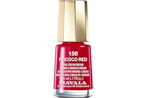 Mavala - Vernis à Ongles Mini Color - Application Précise et Aisée - Longue Tenue - Séchage Rapide - Brillance Durable - Formule Végane - Crème - 156 Rococo Red