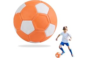RNPKZ Fotboll Curve Ball, 22 cm barnfotboll, Curveball fotbollsstorlek 5, gummisvärv fotboll, fotbollskurvboll, flexibel kick