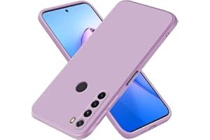 EASSGU Custodia per Redmi Note 8T (6.3" Inches), Cover Morbida in Silicone TPU - Erba Viola