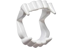 LOVELEGIS Zähne für Vampir Kostüm - Verkleidung - Karneval - Halloween - Dracula - Dämmerung - weiße Farbe - phosphoreszierend - Mann - Frau - Jungen - Kinder - Geschenkidee für Weihnachten und Geburtstag