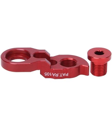 IMPALAPRO Fietsderailleur voor de fiets, links, aanhangerverlenger, schakeloog voor mountainbike, schakelhaakverlenging, derailleurhanger, schakelsysteem adapter, fietshangerextender (zilver IMPALAPRO Fietsderailleur voor de fiets, links, aanhangerverlenger, schakeloog voor mountainbike, schakelhaakverlenging, derailleurhanger, schakelsysteem adapter, fietshangerextender (zilver