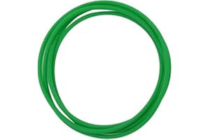 TDCUIZENT Courroie de rechange pour entraînement de vélo - 5 mm de largeur et 185 cm de périmètre - Compatible avec les rouleaux d'entraînement de vélo d'intérieur - Design antidérapant pour entraînement à