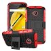 Produktbild Moto E2 (Moto E 2nd Gen) Case, DRUnKQUEEn Heavy Duty Rugged Hybrid Armor Dual Layer Hard Shell Grenade Grip Combat Tyre Textured Cover for Motorola Moto E (2nd Gen. 3G / 4G LTE) (2015 Released)