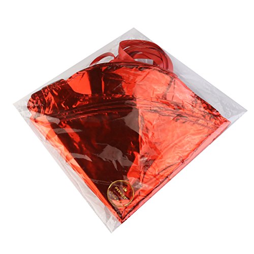 PIXNOR 10 Stück Folie Helium-Luftballon Rot Deko-Herz - 7