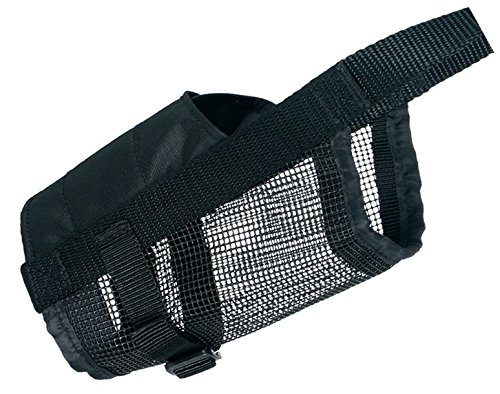 Trixie-Adjustable-Dog-Muzzle-With-Net-Insert