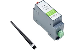 ‎WAVESHARE Waveshare RS485 to WiFi/Ethernet,Ethernet to WiFi Converter Module,Rail-Mount RS485 Serial Server, Modbus MQTT Gateway,300~460800 BPS Baudrate,Support TCP/UDP/ARP/ICMP/DHCP/DNS/HTTP/MQTT